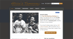 Desktop Screenshot of africastomorrow.org